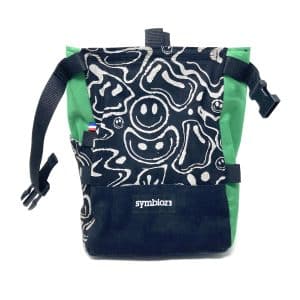 sac à magnésie smiley vert