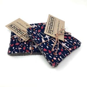 lingettes lavables MUSHROOM